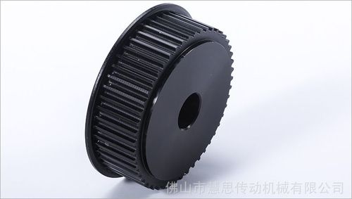 机械及行业设备 传动件 带轮 佛山慧思厂家htd8m轮可打标号铝合金黑色